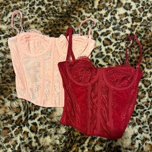Lace Cami Bustier Tops